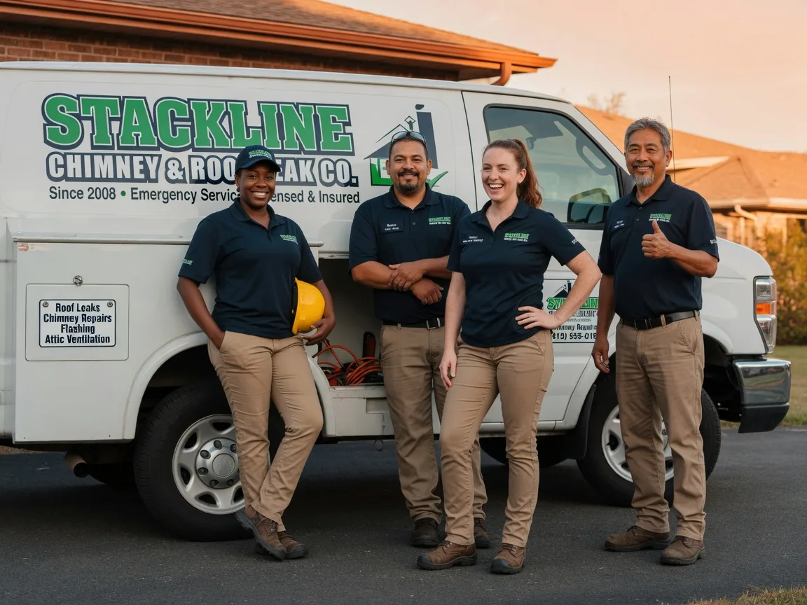 Chimney flashing repair company in Thornville, OH